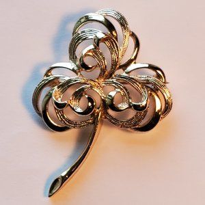 3/$15 Vintage Sarah Coventry "Feather Bright" 1973 Large 2 3/16" Brooch